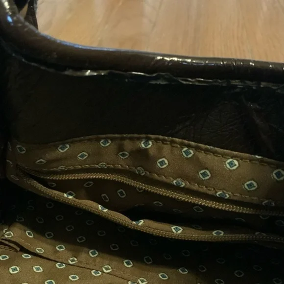 Vera Bradley Dual Strap Quilted Plaid Shoulder Bag Red, Blue, Tan - Picture 8 of 15